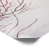 Poster Winter snow scene with cute black and tan dog (Coin)