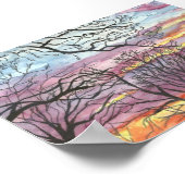 Poster Winter Sunrise Fine Art Print (Coin)