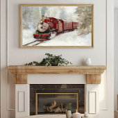 Poster Winter Train Journey Print | Samsung Frame TV Art
