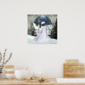 Poster Winter Woman D3 Design - Imaginaire Imprimer/Poste (Cuisine)