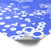 Poster Winter Wonderland, Snowflakes, Mariage Welcome (Coin)