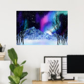 Poster Winter Wonderlights (Bureau à domicile)