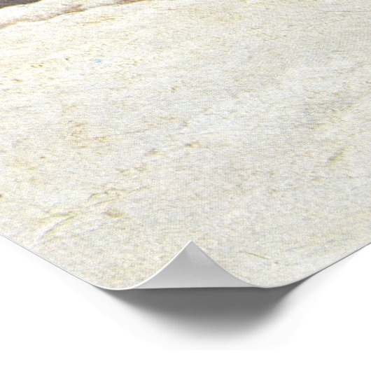 Poster Winterlandschaft mit Kirche (Coin)