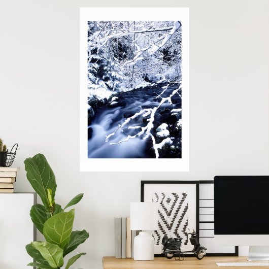 Poster Winterscape (Bureau à domicile)