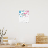 Poster winterstemming Snowflake (Keuken)