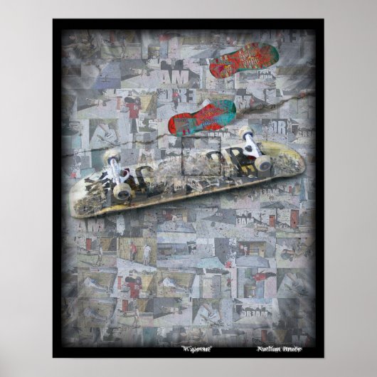 Poster "Wipeout" (Devant)