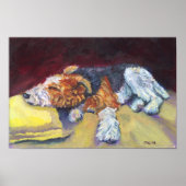 Poster Wire Fox Terrier Print (Devant)