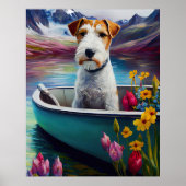 Poster Wirefox Terrier sur une pagaie : une aventure Pitt (Devant)