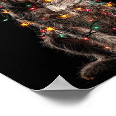 Poster Wirehaired Inting Griffon Christmas Graphics Dog L (Coin)