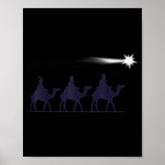 Poster Wise Men Nativity Christmas Christian Gift Women B (Devant)