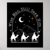 Poster Wise Men Still Seek Him Christian Christmas Jésus (Devant)