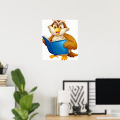 Poster Wise Old Owl (Bureau à domicile)