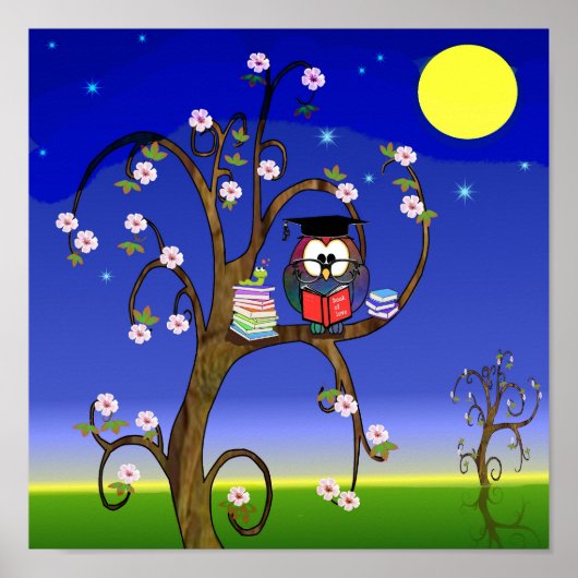 Poster Wise Owl (Devant)