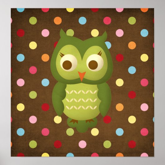 Poster Wise Owl (Devant)