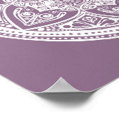 Poster Wisteria Mandala (Coin)