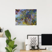 Poster Wisteria (moitié droite) par Claude Monet (Bureau à domicile)