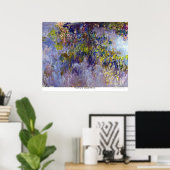 Poster Wisteria par Claude Monet (Bureau à domicile)