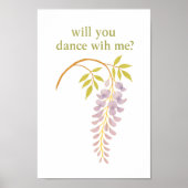 Poster Wisteria — Vous allez danser avec moi ? (Devant)
