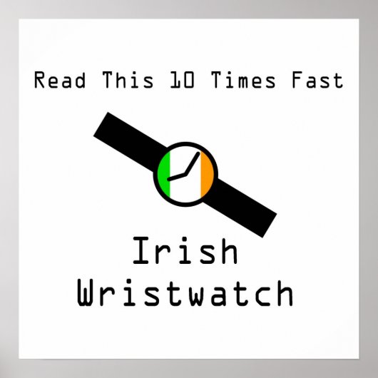 Poster Wistwatch irlandais (Devant)
