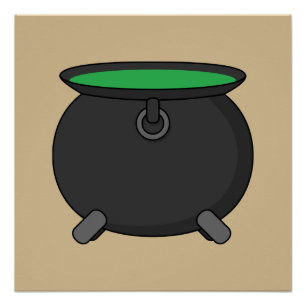 Poster Witch Cauldron