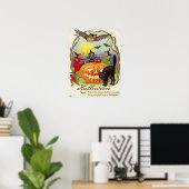 Poster Witches Dancing Around Jack O' Lantern (Bureau à domicile)