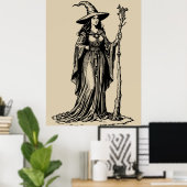 Poster Witchy Woman (Bureau à domicile)