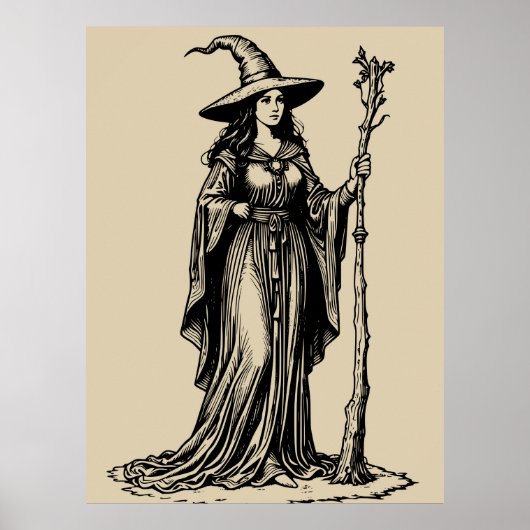 Poster Witchy Woman (Devant)