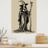 Poster Witchy Woman (Cuisine)