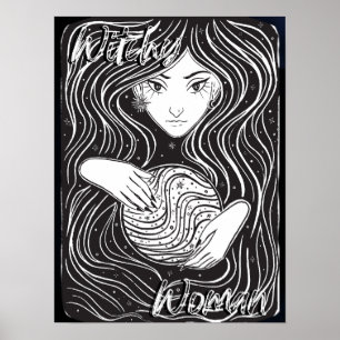 Poster Witchy Woman Artistique