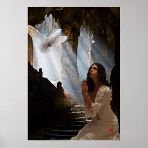 Poster with Child Art Print