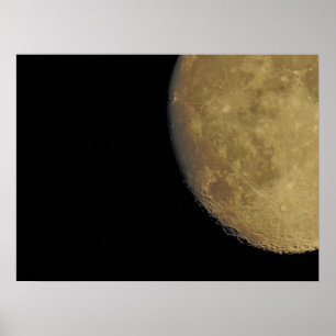 Poster with the Moon
