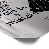 Poster Without music life would be a mistake (Coin)