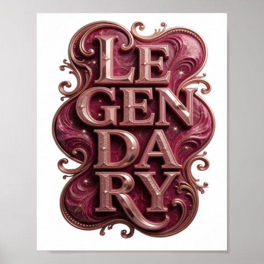 Poster Witty Gold DESIGN LÉGENDAIRE Moderne (Devant)