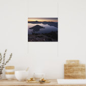Poster Wizard Island à l'aube, Parc national de Crater La (Cuisine)