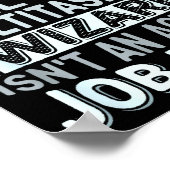 Poster Wizard Job Title Quote - Funny Watermaster  (Coin)