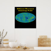 Poster WMAP Universe Wilkinson Microwave Anisotropie Prob (Cuisine)