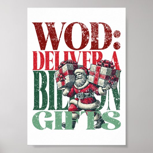 Poster WOD Fun Christmas Version des conditions de condit (Devant)
