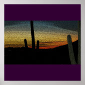 Poster woestijn (Voorkant)