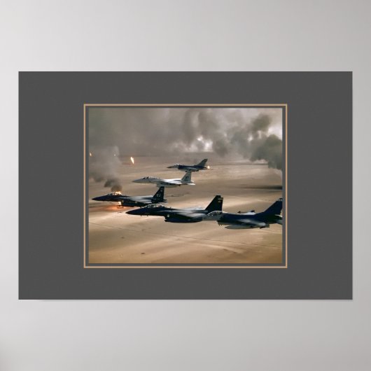 Poster woestijnStorm (Voorkant)