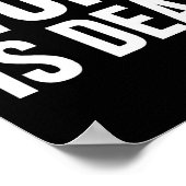 Poster Woke Est Mort (Coin)