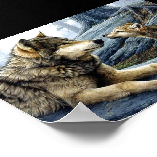 Poster Wolf (Coin)