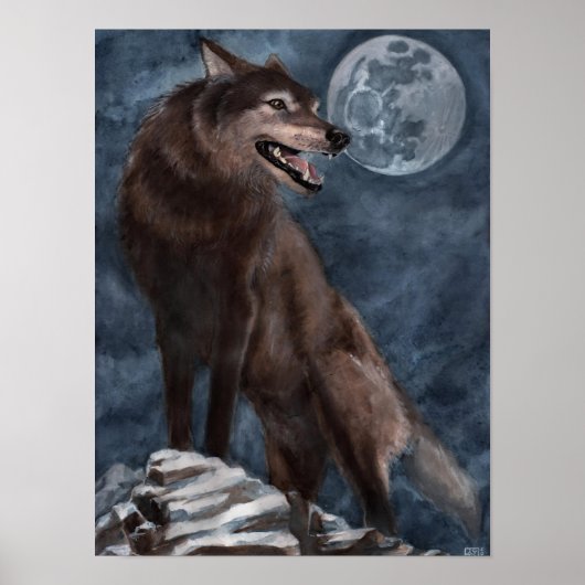 Poster Wolf (Devant)