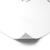 Poster Wolf and Raven black and white design (Coin)