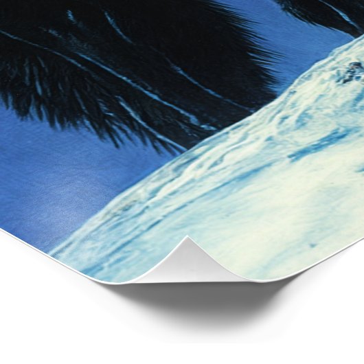 Poster Wolf au clair de lune (Coin)