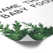 Poster Wolf Baby Shower Name that baby food (Coin)