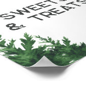 Poster Wolf Baby Shower Sweets and Treats (Coin)