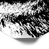 Poster Wolf Black & White Pop Art (Coin)