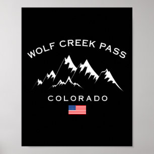 Poster Wolf Creek P Colorado Rocky Mountains Ski Resort S