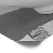 Poster Wolf dans la baignoire Baignoire Bain à bulle (Coin)