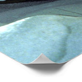 Poster Wolf Dans La Neige (Coin)